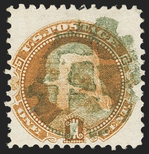 Sale 1133, Lot 144, 1c-2c 1869 Pictorial Issue, off-Cover (Scott 112-113)