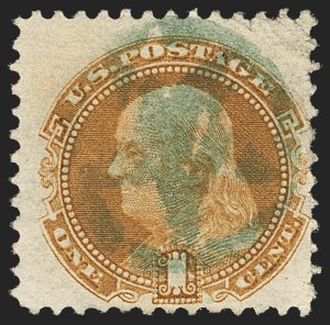Sale 1133, Lot 146, 1c-2c 1869 Pictorial Issue, off-Cover (Scott 112-113)