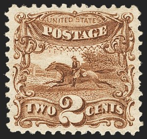 Sale 1133, Lot 157, 1c-2c 1869 Pictorial Issue, off-Cover (Scott 112-113)