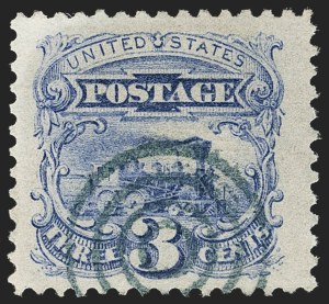 Sale 1133, Lot 172, 3c-6c 1869 Pictorial Issue, off-Cover (Scott 114-115)