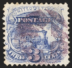 Sale 1133, Lot 173, 3c-6c 1869 Pictorial Issue, off-Cover (Scott 114-115)