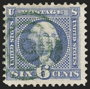 Sale 1133, Lot 180, 3c-6c 1869 Pictorial Issue, off-Cover (Scott 114-115)