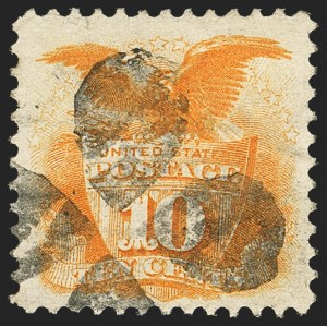 Sale 1133, Lot 190, 10c-12c 1869 Pictorial Issue, off-Cover (Scott 116-117)