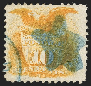 Sale 1133, Lot 202, 10c-12c 1869 Pictorial Issue, off-Cover (Scott 116-117)