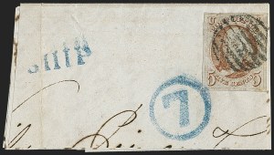 Sale 1133, Lot 23, 1847 Issue (Scott 1-1d)