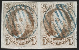 Sale 1133, Lot 26, 1847 Issue (Scott 1-1d)