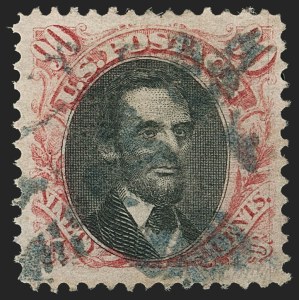 Sale 1133, Lot 271, 90c 1869 Pictorial Issue (Scott 122)