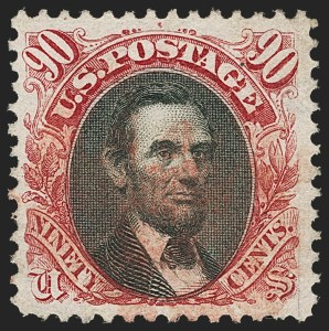 Sale 1133, Lot 276, 90c 1869 Pictorial Issue (Scott 122)