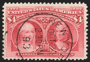 Sale 1133, Lot 384, 1893 Columbian Issue (Scott 230-245)