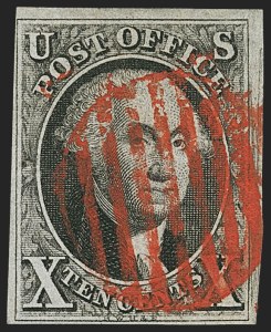Sale 1133, Lot 46, 1847 Issue (Scott 2)