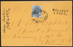 Sale 1133, Lot 525, Carriers and Locals