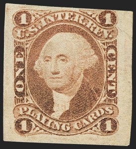 Sale 1133, Lot 539, First Issue Revenues