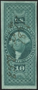 Sale 1133, Lot 553, First Issue Revenues
