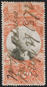 Sale 1133, Lot 567, Second Issue thru Private Die Revenues and Revenue Group Lots