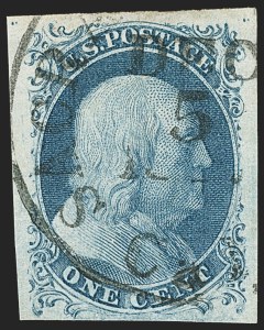Sale 1133, Lot 58, 1851-56 Issue (Scott 5-17)