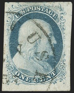 Sale Number 1133, Lot Number 60, 1851-56 Issue (Scott 5-17) Sale Number 1133, Lot Number 60, 1851-56 Issue (Scott 5-17)