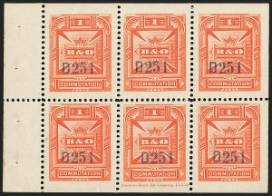 Sale 1133, Lot 603, Telegraph Stamps and Covers