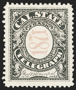 Sale 1133, Lot 609, Telegraph Stamps and Covers