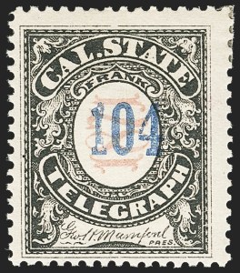 Sale 1133, Lot 610, Telegraph Stamps and Covers