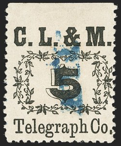 Sale 1133, Lot 614, Telegraph Stamps and Covers