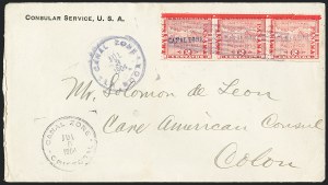 Sale 1133, Lot 634, U.S. Possessions: Canal Zone thru Guam