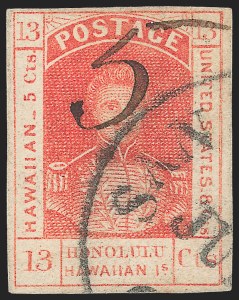 Sale 1133, Lot 645, U.S. Possessions: Hawaii