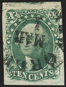 Sale 1133, Lot 77, 1851-56 Issue (Scott 5-17)