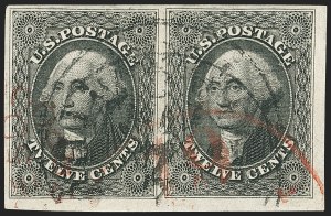 Sale 1133, Lot 80, 1851-56 Issue (Scott 5-17)