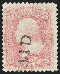 Sale 1133, Lot 93, 1861-66 Issue (Scott 56-78)