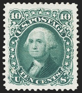 Sale 1134, Lot 107, 1875 Re-Issue of 1861-66 Issue (Scott 102-111)