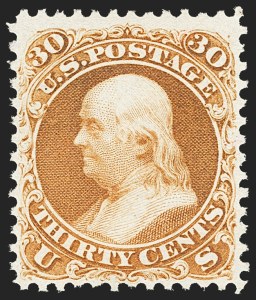 Sale 1134, Lot 111, 1875 Re-Issue of 1861-66 Issue (Scott 102-111)