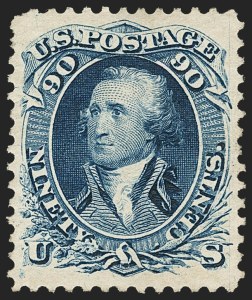 Sale 1134, Lot 112, 1875 Re-Issue of 1861-66 Issue (Scott 102-111)