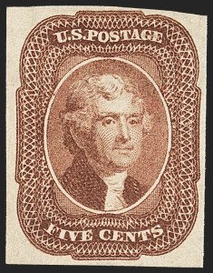 Sale 1134, Lot 20, 1851-56 Issue (Scott 5-17)