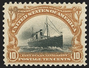 Sale 1134, Lot 244, 1901 Pan-American Issue, including Inverts (Scott 294-299)