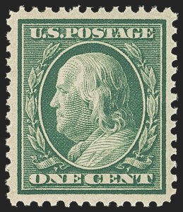 Sale 1134, Lot 297, 1909 Bluish Paper Issue (Scott 357-366)