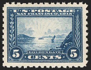 Sale Number 1134, Lot Number 339, 1913-15 Panama-Pacific Issue (Scott 397-404)