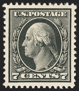 Sale Number 1134, Lot Number 343, 1912-14 Washington-Franklin Issue (Scott 405-423)