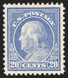 Sale Number 1134, Lot Number 349, 1912-14 Washington-Franklin Issue (Scott 405-423)