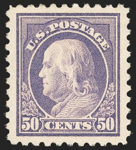 Sale 1134, Lot 363, 1913-15 Washington-Franklin Issues (Scott 424-461)