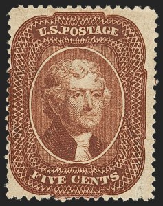 Sale 1134, Lot 38, 1857-60 Issue (Scott 18-39)