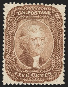 Sale 1134, Lot 39, 1857-60 Issue (Scott 18-39)