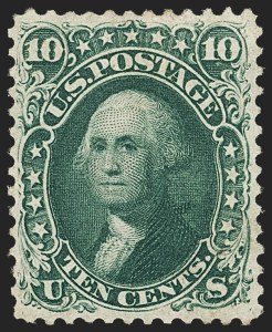 Sale 1134, Lot 67, 1861-66 Issue First Dsigns and Colors (Scott 55-62B)