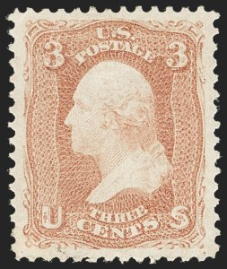 Sale Number 1134, Lot Number 70, 1861-66 Issue (Scott 63-78)