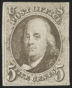 Sale 1134, Lot 8, 1847 Issue (Scott 1-4)