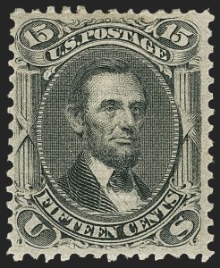Sale 1134, Lot 92, 1867-68 Grilled Issue (Scott 79-101)