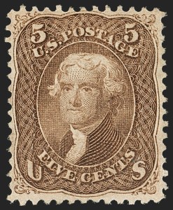 Sale 1134, Lot 95, 1867-68 Grilled Issue (Scott 79-101)