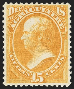 Sale 1135, Lot 507, Agriculture Department (Scott O1-O9)