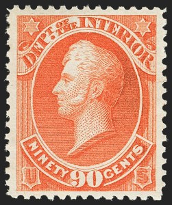 Sale 1135, Lot 517, Interior Department (Scott O15-O24)