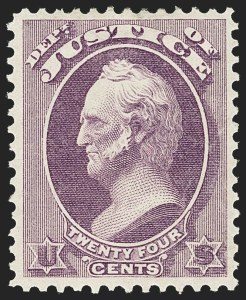Sale 1135, Lot 524, Justice Department (Scott O25-O34)