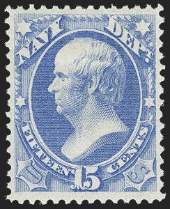 Sale 1135, Lot 531, Navy Department (Scott O35-O45)